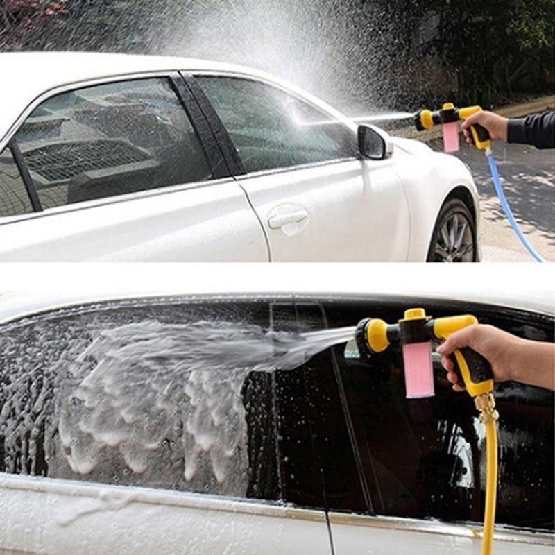 New Water Gun Hose Nozzle Car Wash Garden Watering Spray High Pressure Plant Sprinkler Irrigation Tool - MRSLM