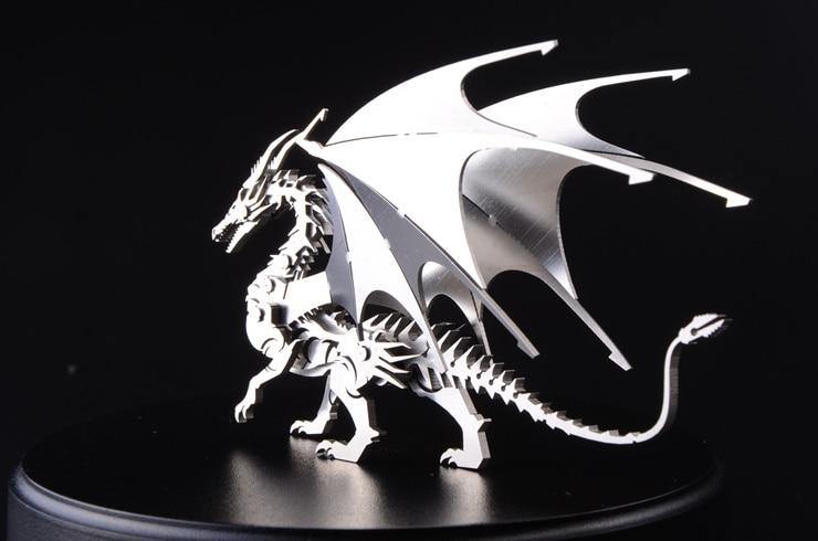 3D Metal Model DIY Assembled Scorpion King Puzzle Jigsaw Stainless Steel Detachable Model Puzzle - MRSLM