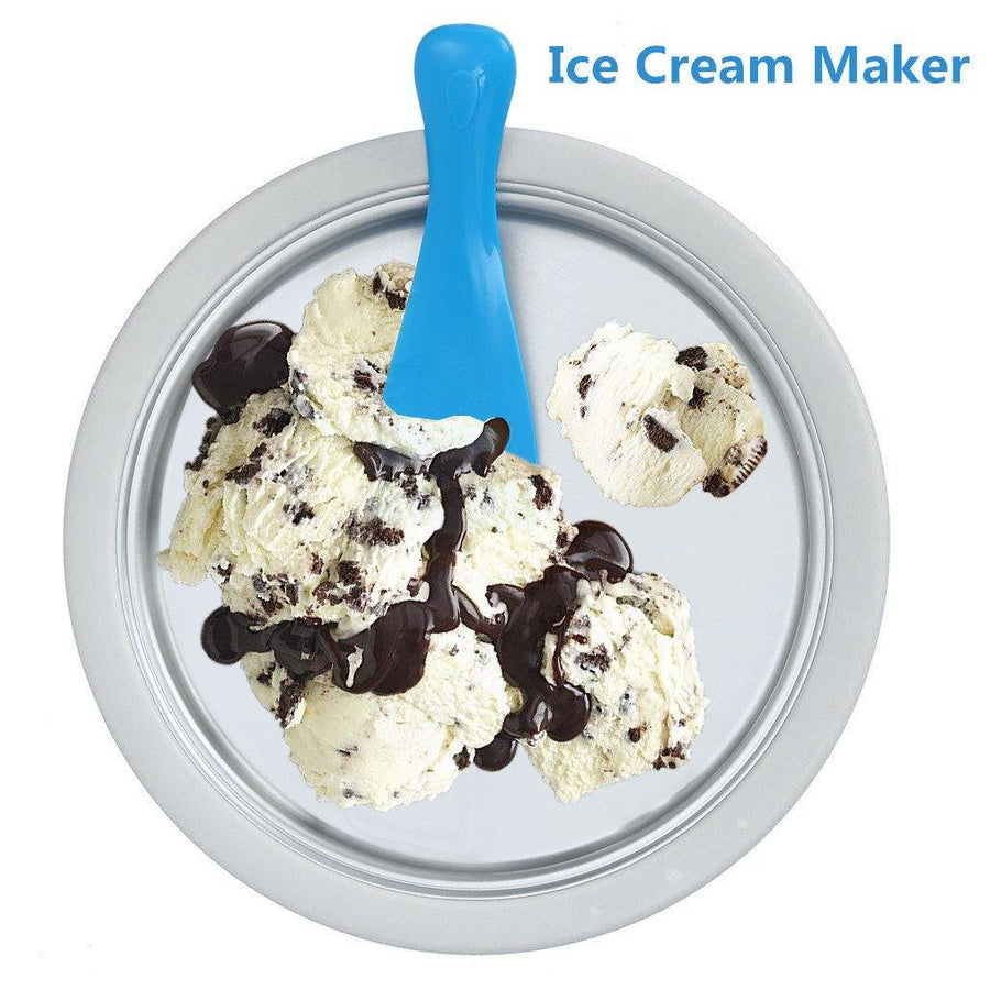 Instant Ice Cream Maker Yogurt Frozen Pan Ice Roll Time Pan US Stock - MRSLM