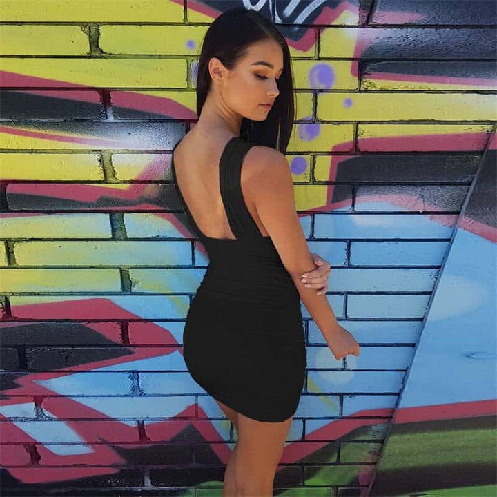 Off Shoulder Mini Bodycon Dress for Women