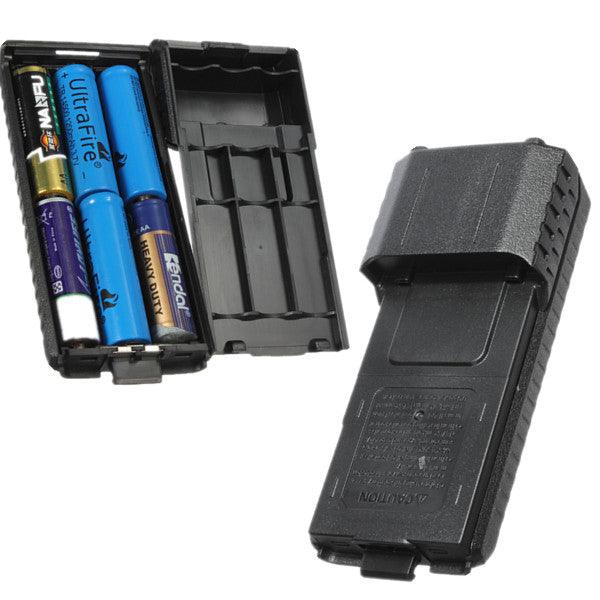 Extended 6x AA Battery Case Pack Shell For BaoFeng UV5R UV5RB UV5RE - MRSLM