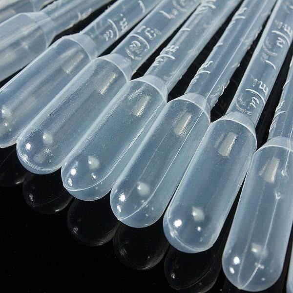 100pcs 3ml Disposable Plastic Droppers Transfer Pipettes - MRSLM