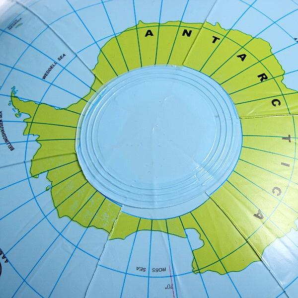 38cm PVC Inflatable Earth Globe Home Decor Geographical Education Tool - MRSLM