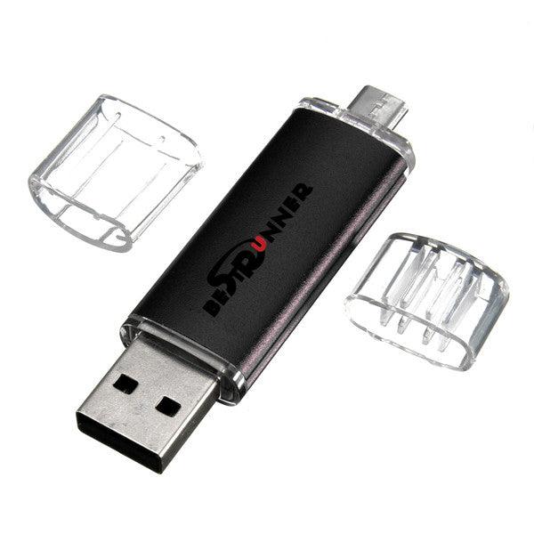 Bestrunner 16G USB to Micro USB Flash Drives U Disk For PC and OTG Smartphone - MRSLM