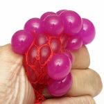 Squeeze Hand Wrist Exercise Stress Relief Toy Grape Shape - MRSLM