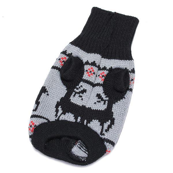 Deer Pet Dog Knitted Breathable Sweater Outwear Apparel - MRSLM