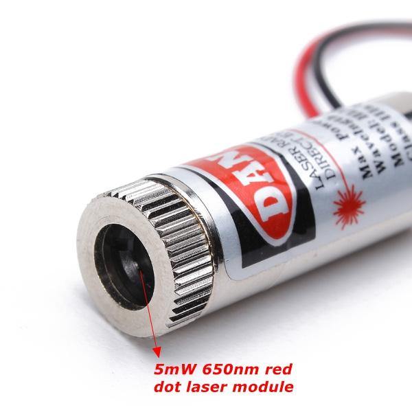 650nm 5mW Focusable Red Dot Laser Module Laser Generator Diode - MRSLM