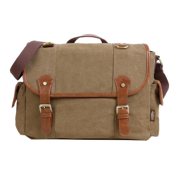 KAUKKO Mens Casual Canvas Shoulder Bag Outdoor Messenger Bags - MRSLM