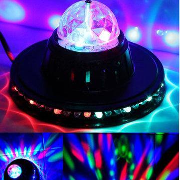 8W Rotating LED Club Disco Party Crystal Magic Ball Stage Effect Light - MRSLM