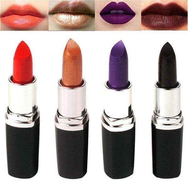 4 Colors Black Lipstick Exaggerated Color Lip Makeup Party - MRSLM