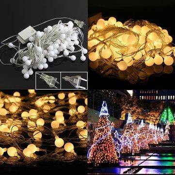 10m Warm White 100LED Ball Fairy String Light For Wedding Party Christmas - MRSLM