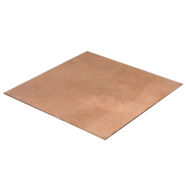 100mm*100mm*1mm Pure Copper Cu Metal Safe Using Guillotine Cut Sheet Plate - MRSLM