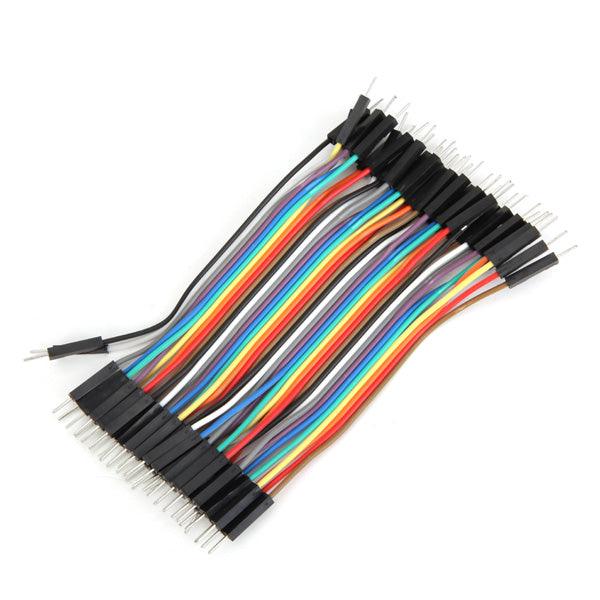 40pcs 10cm Male To Male Jumper Cable Dupont Wire - MRSLM