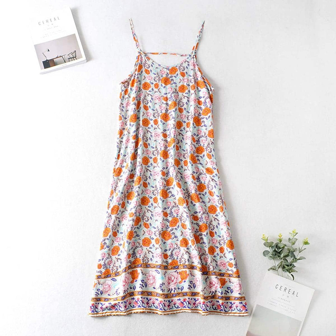 Sleeveless Women's Dress in Print