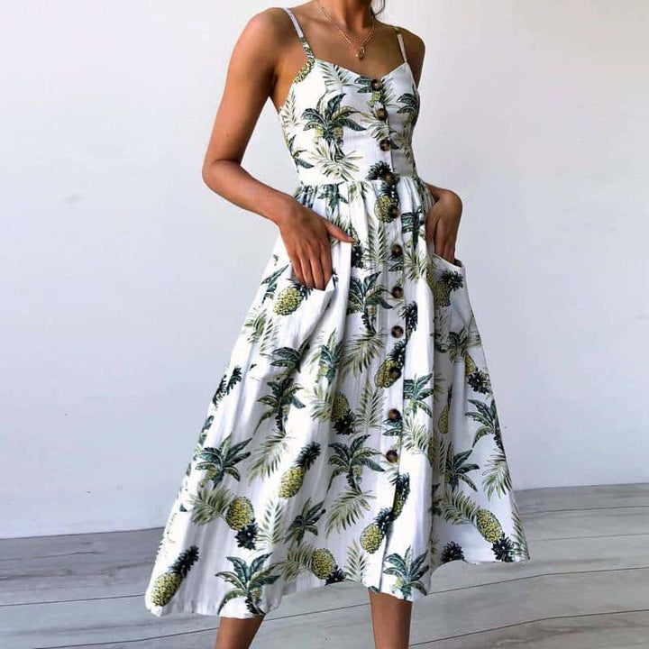 Women's Cami Floral Printed Dress