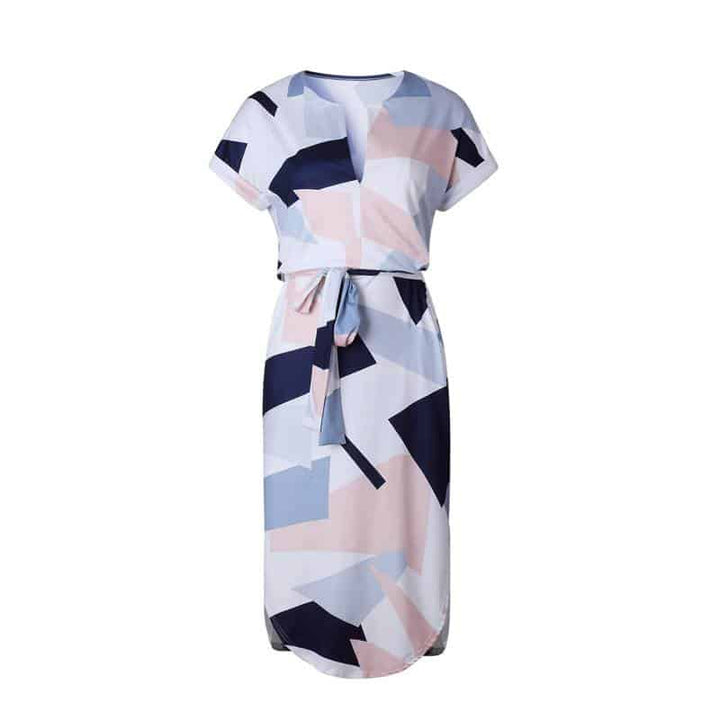 Women's Casual Geometric Printed Dress