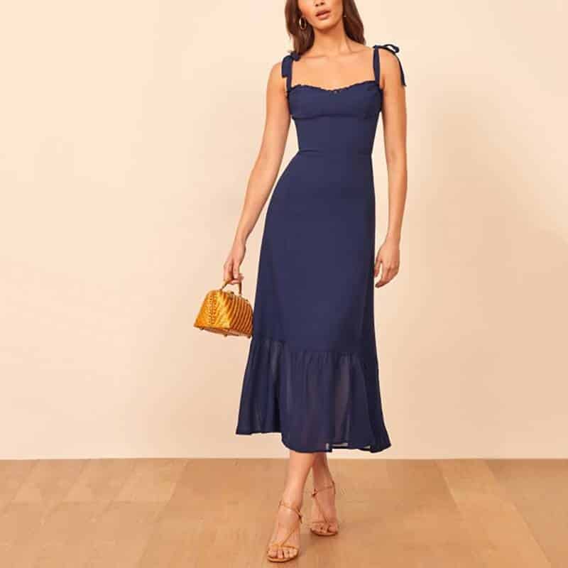 Women's Casual Ruffled Maxi Dress