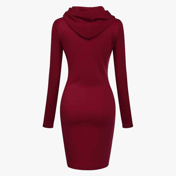 Women's Hooded Warm Dress