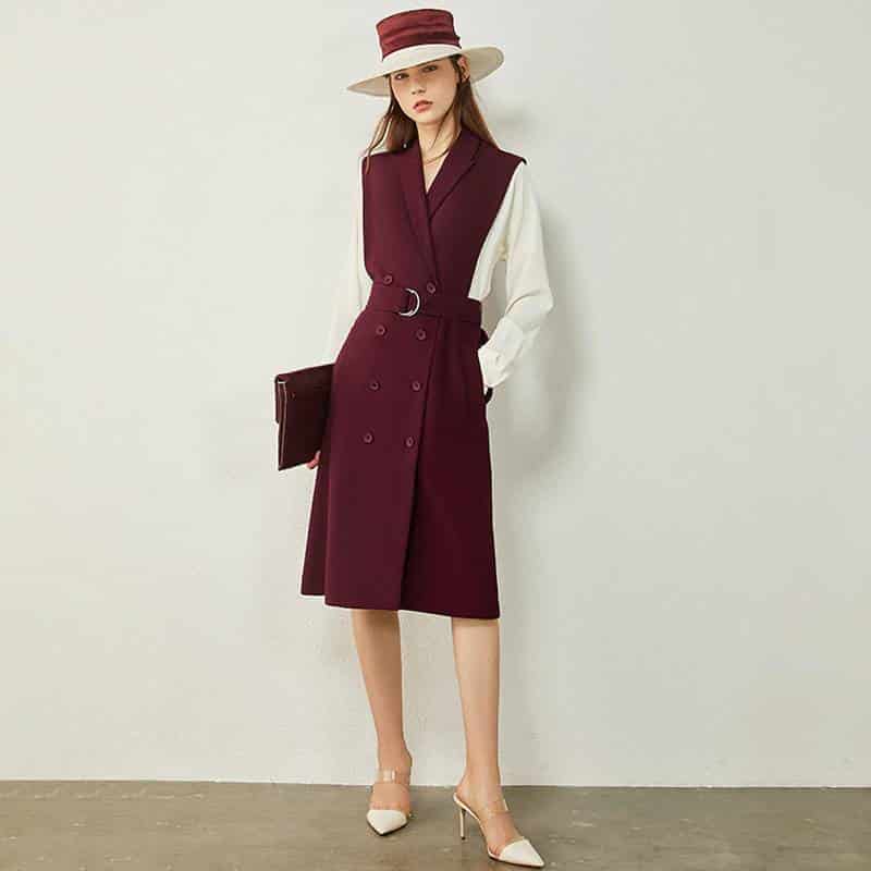 Women's Minimalism Autumn Dress