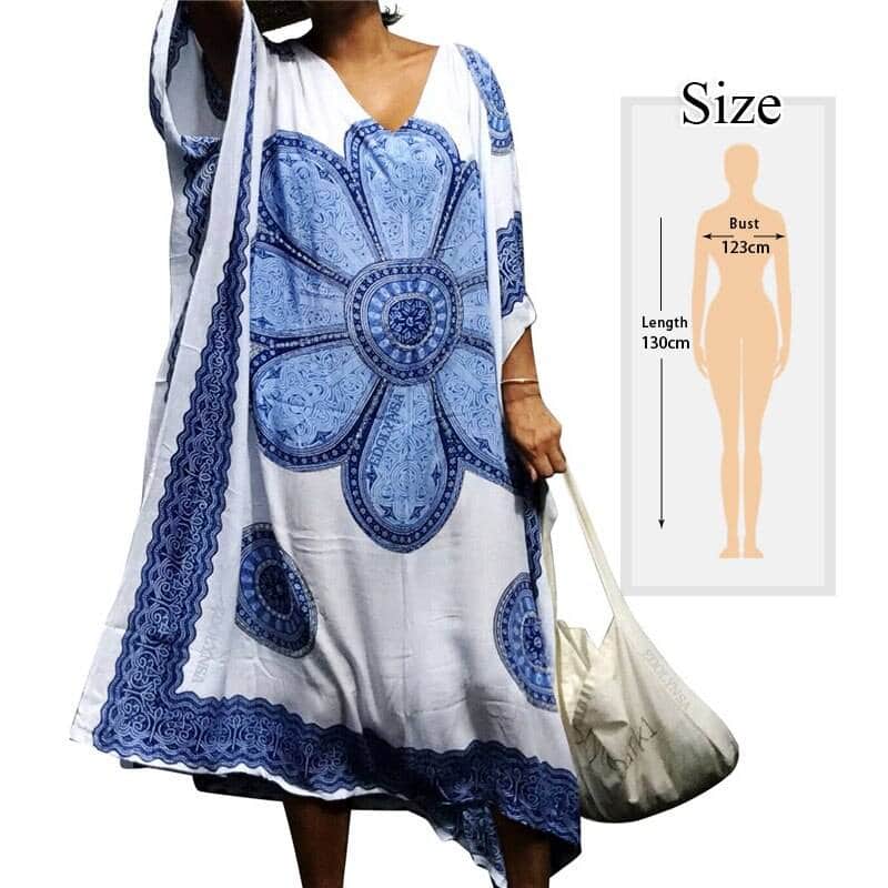 Women's Boho Style Printed Dress