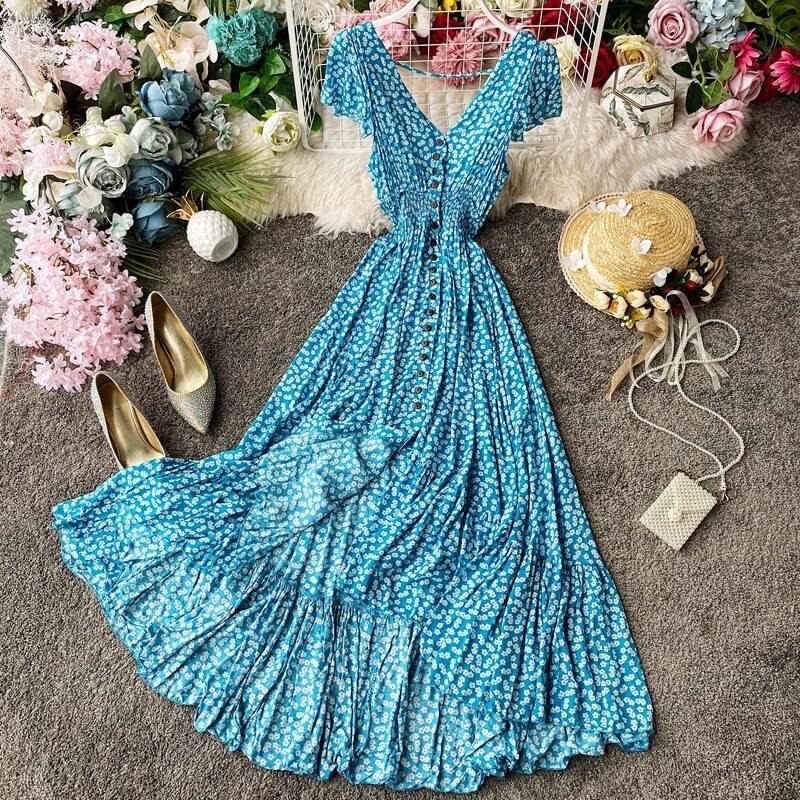 Women's Field Flowers Maxi Dress