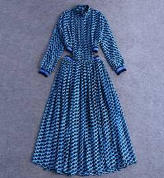 Women's Ocean Wave Maxi Dress