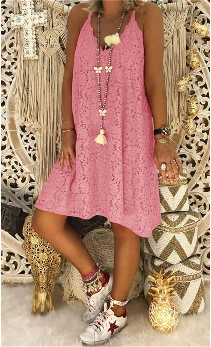 Women's Summer Loose Laced Dress