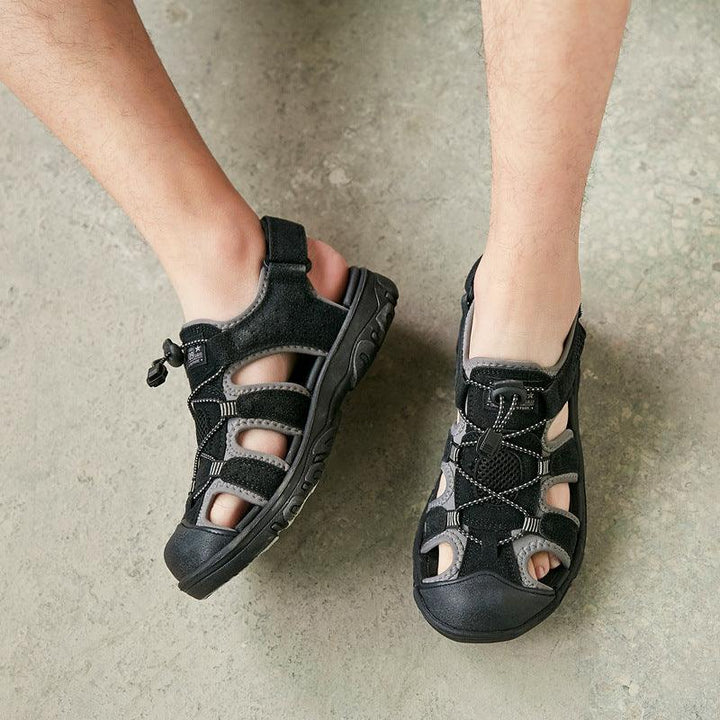 Hiking Men's Beach Shoes Casual Soft Platform Non-slip Sandals - MRSLM