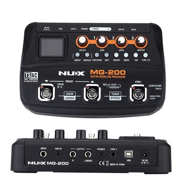 NUX MG-200 Professional Guitar Modeling Multi-effects Processor - MRSLM