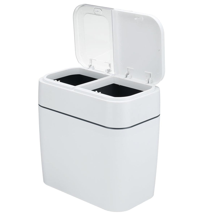 12L Multi Functional Classification Trash Can Household Press Type Garbage Living Room Bathroom Kitchen Waste Dustbin - MRSLM