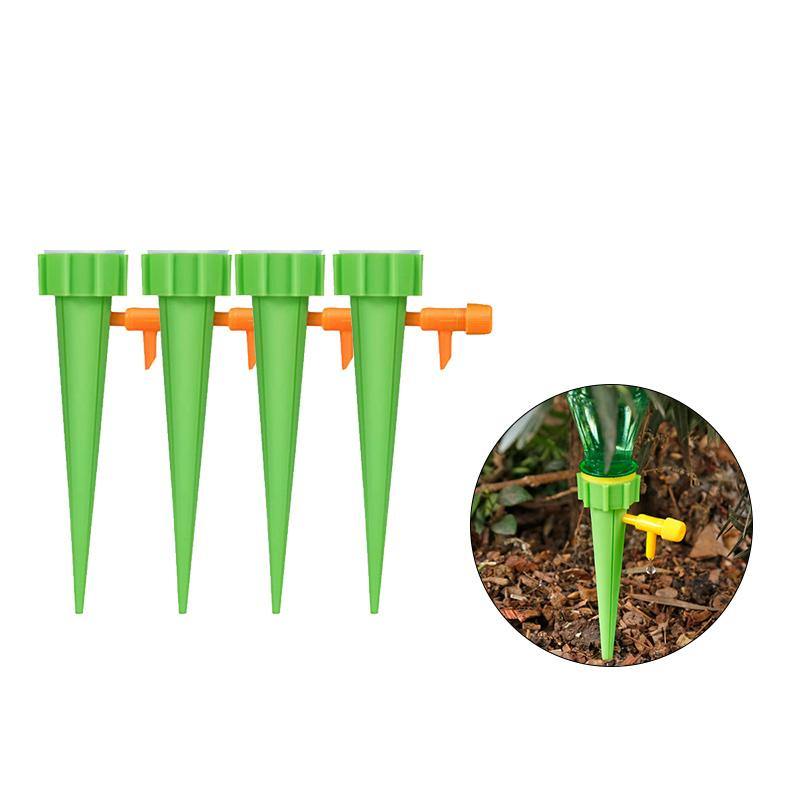 4PCS Auto Water Spike Drip Irrigation Watering System Garden Plants Flower Watering Kits - MRSLM