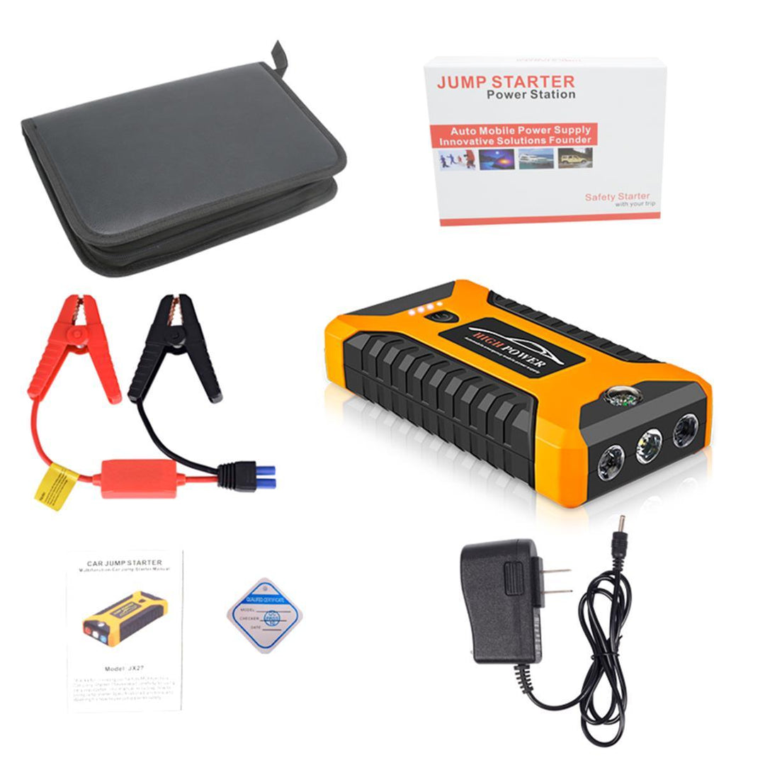 99800mah 600A Peak Car Jump Starter Lithium Battery with LED SOS Mode 12V Auto Battery Booster - MRSLM