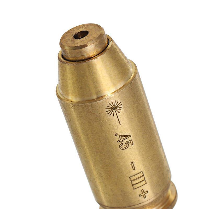 .45 Laser Bore Sighter Red Dot Sight Brass Cartridge Bore Sighter - MRSLM