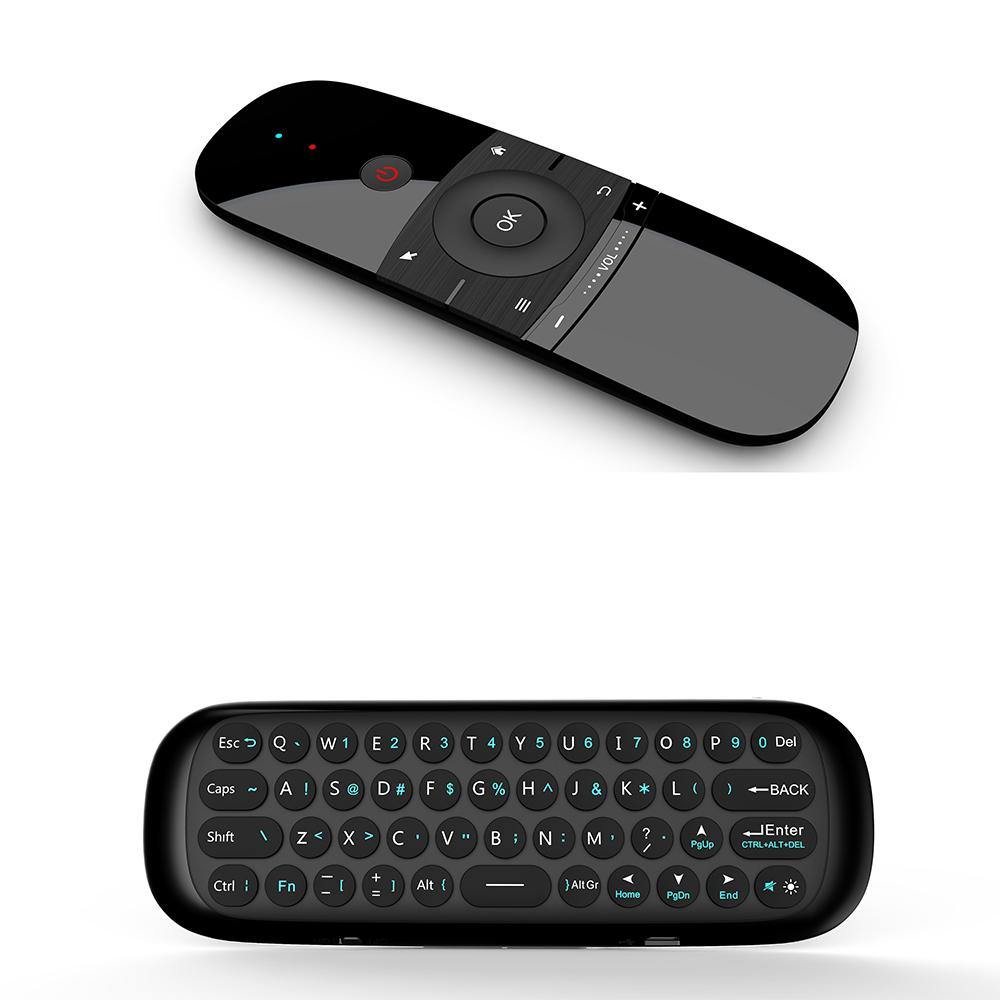 Wechip W1 Air Mouse Senza Fili 2.4g Fly Air Mouse Per Android Tv Box /Mini Pc/Tv/Win 10 (Black) - MRSLM