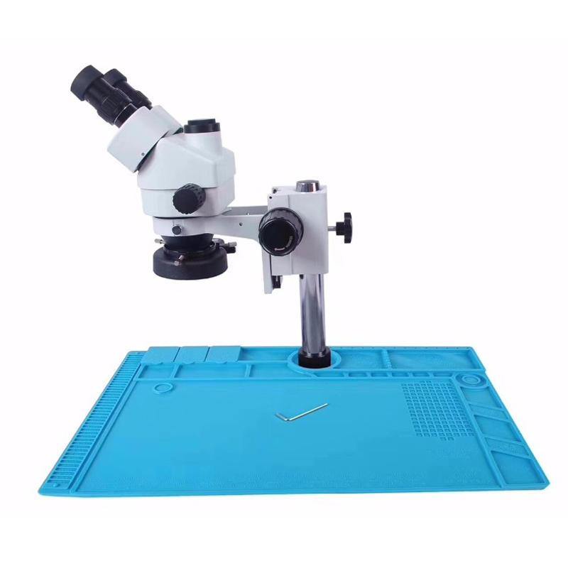S-190 48cmx32cm Microscope Base Platform Mat High Heat Insulation Maintenance Soldering Phone Repair BGA Pad - MRSLM