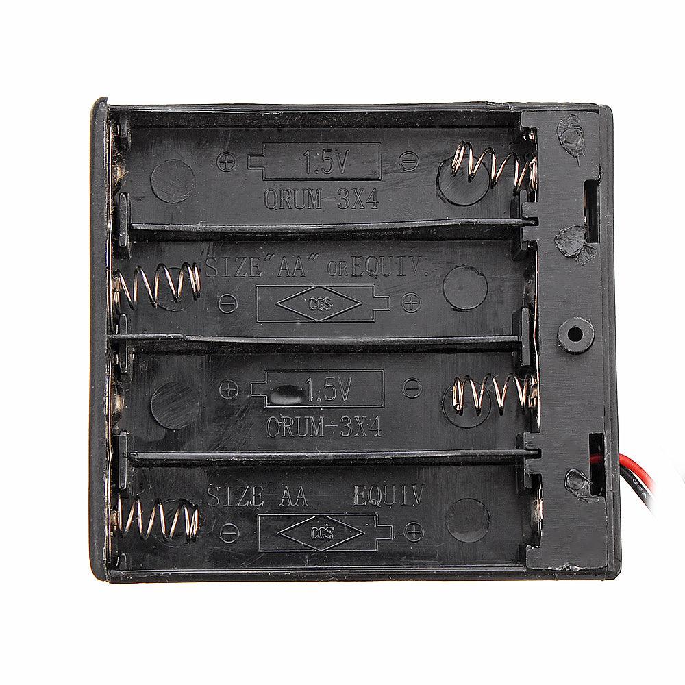 5pcs 4 Slots AA Battery Box Battery Holder Board with Switch for 4xAA Batteries DIY kit Case - MRSLM