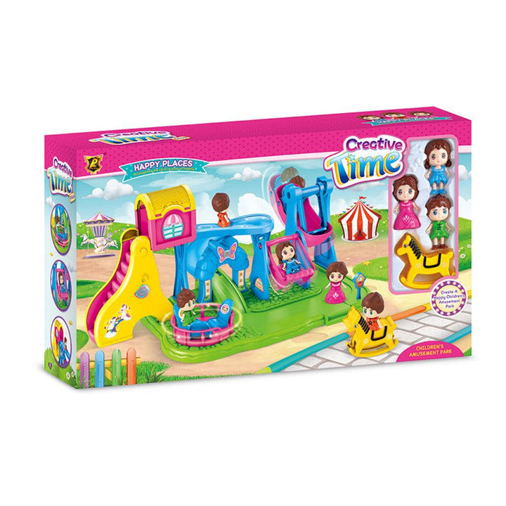 Children`s Playground Toy Set Creative Fine Build Fallproof Toys Children Mind Intellgence Developing Toys Set - MRSLM