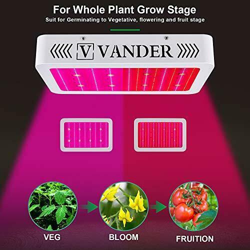 Vander 2000W LED All Optical Double Switch Plant Growth Lamp - MRSLM