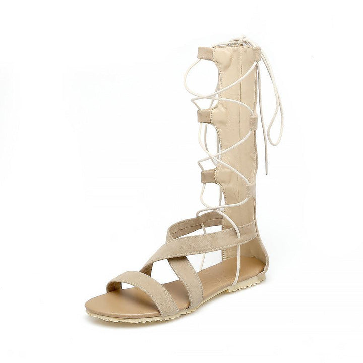 New Women's Cross Strap High-top Sandals - MRSLM