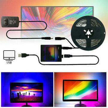 1/2/3/4/5m DIY Ambilight TV PC USB LED Strip HDTV Computer Monitor Backlight - MRSLM