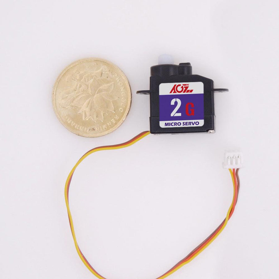 AGFRC C02CLS Ultra micro 2.2g Mini Digital Servo for RC Airplane Fixed-wing Helicopter Robot Car - MRSLM
