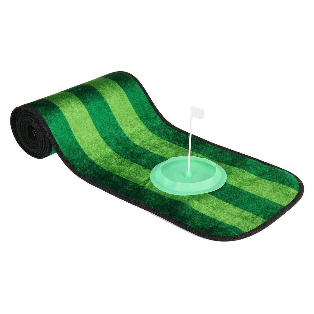 Home Golf Practice Putting Mat Golf Putting Trainer Anti-Slip No Odor Green - MRSLM