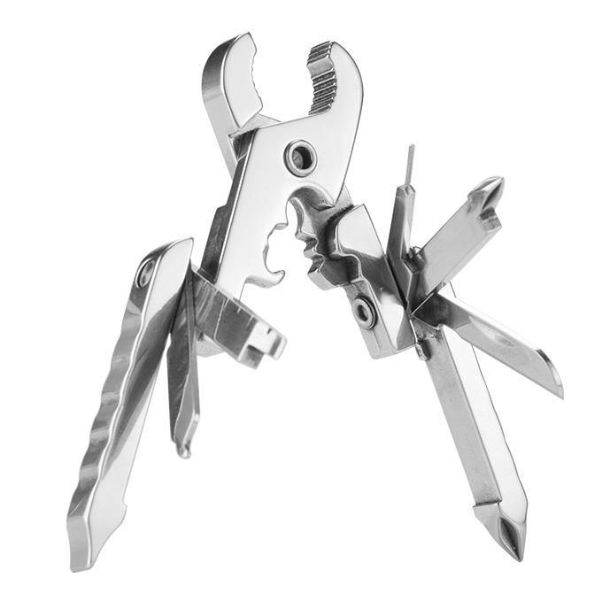 15 in 1 Multi-tool Pliers Tool Keychain Combination EDC Tool Folding Pliers Screwdriver Multi Tools - MRSLM
