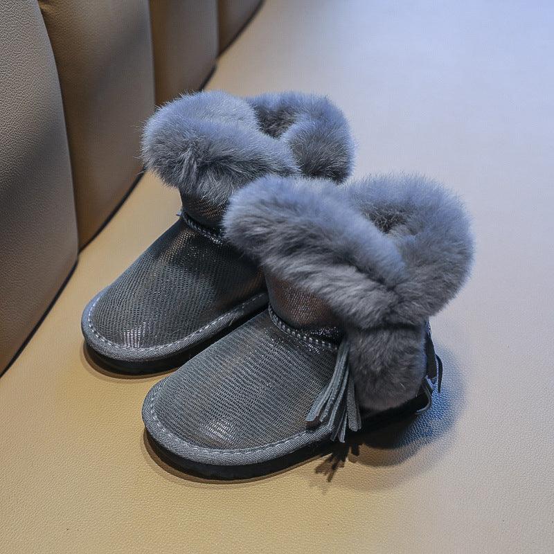 Female New Winter Plush Thick Cotton Boots - MRSLM