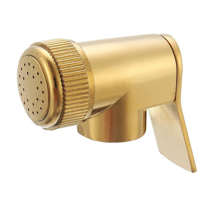 Copper Bathroom Portable Bidet Sprayer Handhold Toilet Bidet Shower Head for Personal Hygiene w/ 1.5m Stainless Steel Hose - MRSLM