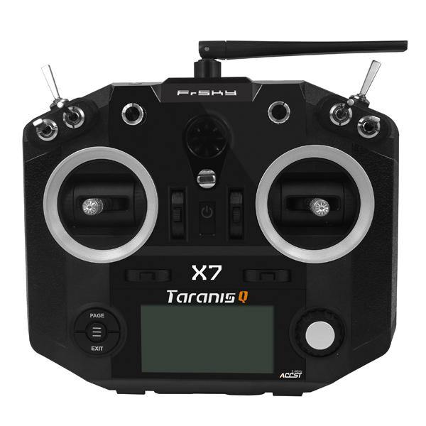 FrSky ACCST Taranis Q X7 Transmitter 2.4G 16CH Mode 2 White Black International Version for RC Drone - MRSLM