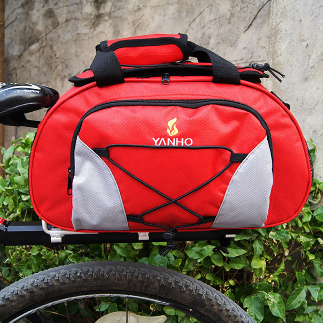 15L Bike Rear Back Under Seat Bag Shoulder Handbag Bicycle Storage Pannier - MRSLM