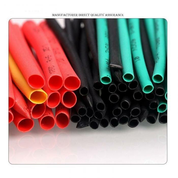 164Pcs Polyolefin Shrinking Assorted Heat Shrink Tube Wire Cable Insulated Sleeving Tubing Set - MRSLM