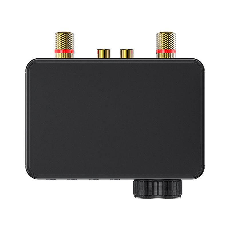 TPA3116 Class D bluetooth 5.0 HIFI 2x50W Stereo Amplifier Support USB TF Card RCA AUX USB Stick (Black) - MRSLM