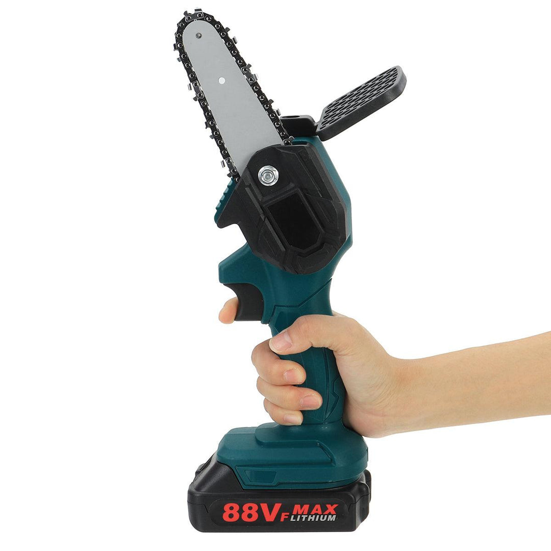 88VF Electric Saw Cordless One-Hand Chain Saws Woodworking Cutting Tool W/ 1 or 2pcs Battery - MRSLM